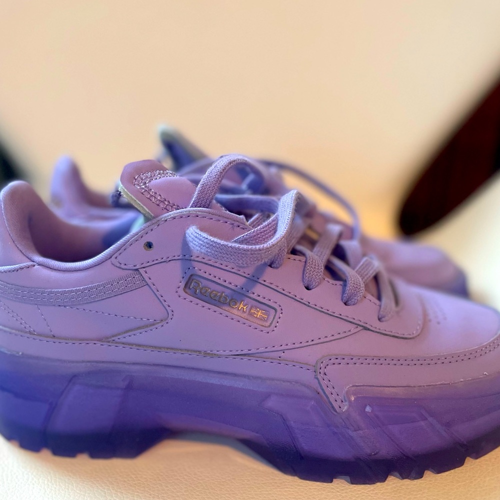 Purple Cardi B Reeboks - Picture 3 of 4
